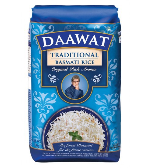 Arroz Basmati Daawat - Máxima Calidad - 1 kg
