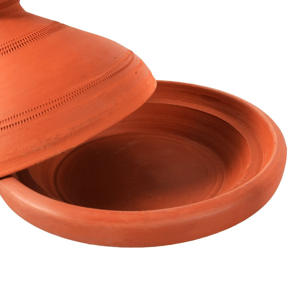 Tajín Arabe Arcilla Cocida - Cocina Casera Y Sana - 30 x 20 cm