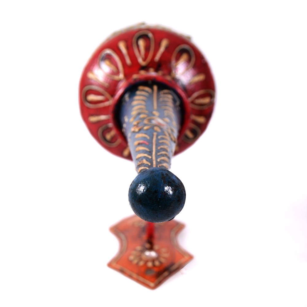 Aplique Antorcha - Multicolor - Pintada a Mano - Para Velas - 24 cm