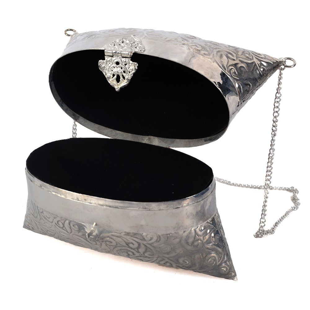 Bolso De Alpaca - Realizado Artesanalmente - Cadena y Cierre