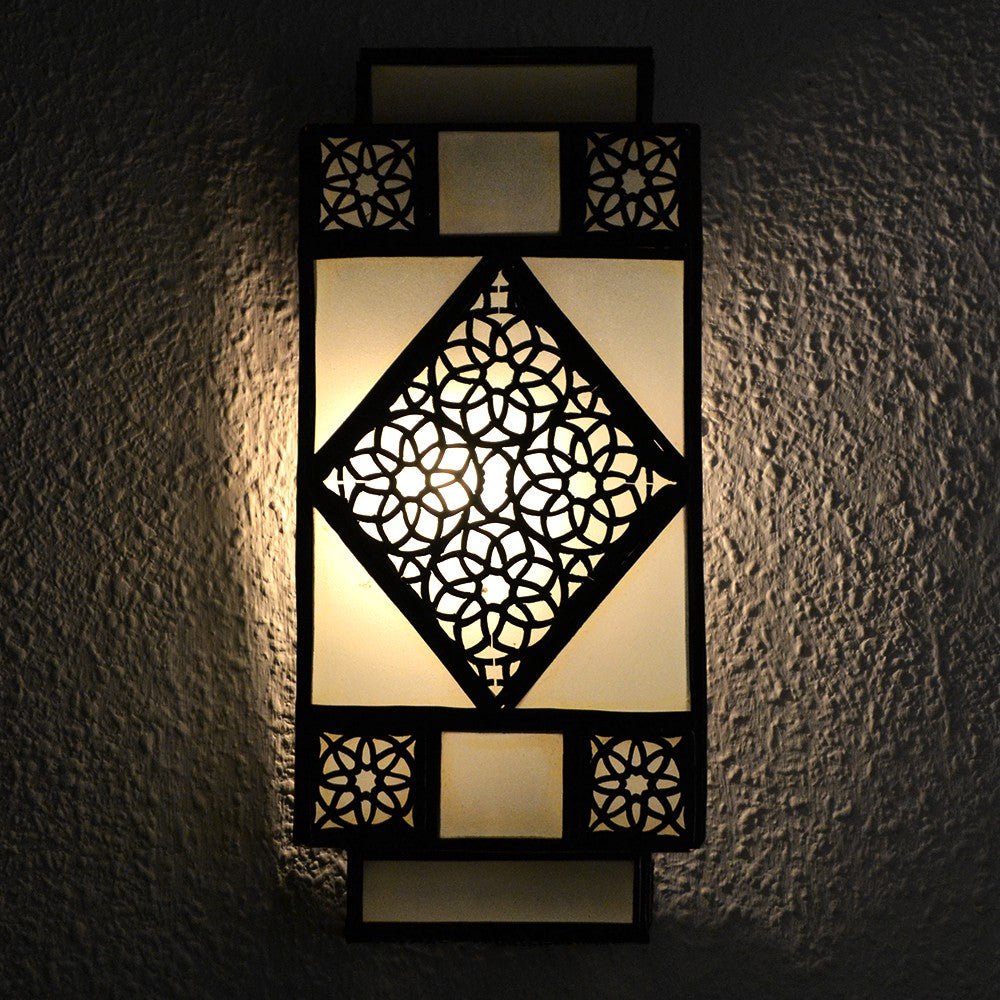 Aplique Cristal Calado - Esplendor Andalusí - Calidad - 2 Colores - 37 cm