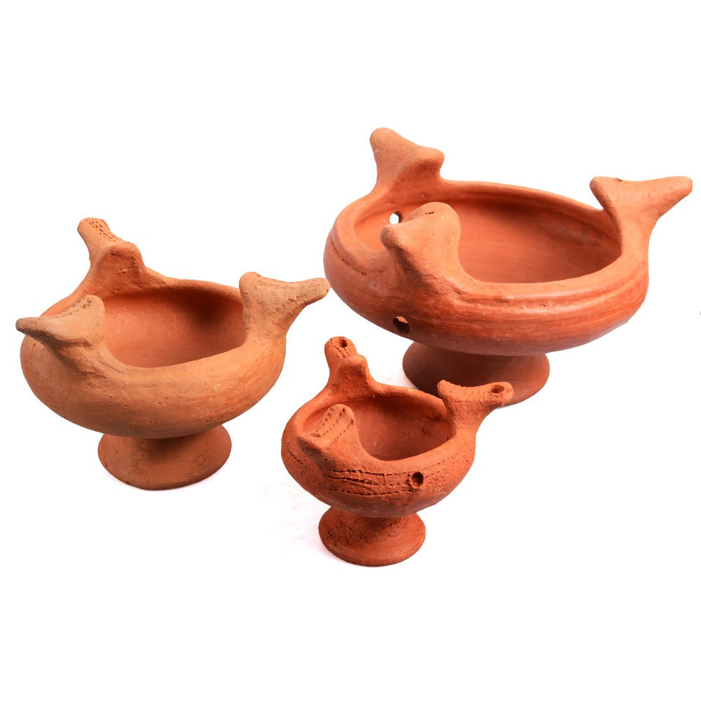 Incensario Barro Africano - 15 cm - Brasero - Artesano