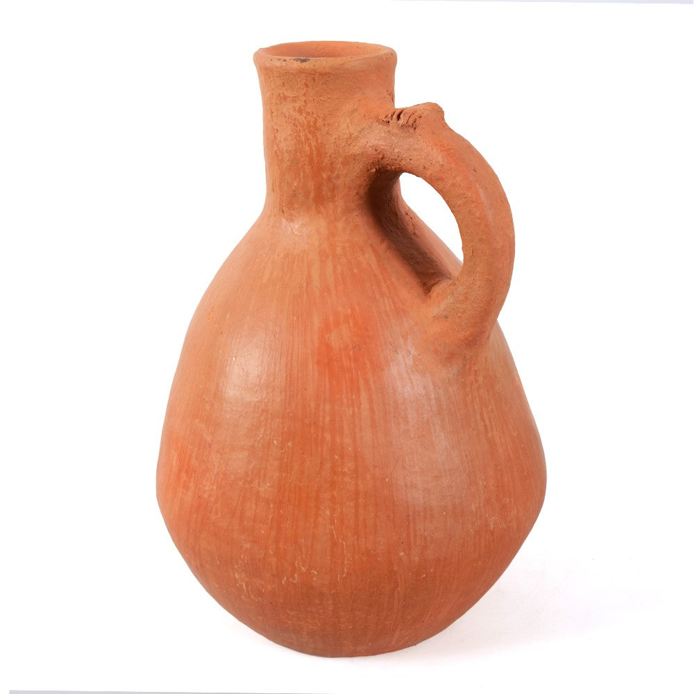 Jarrón Barro Para Agua - Salud Y Bienestar - 100% Artesanal - 27 cm