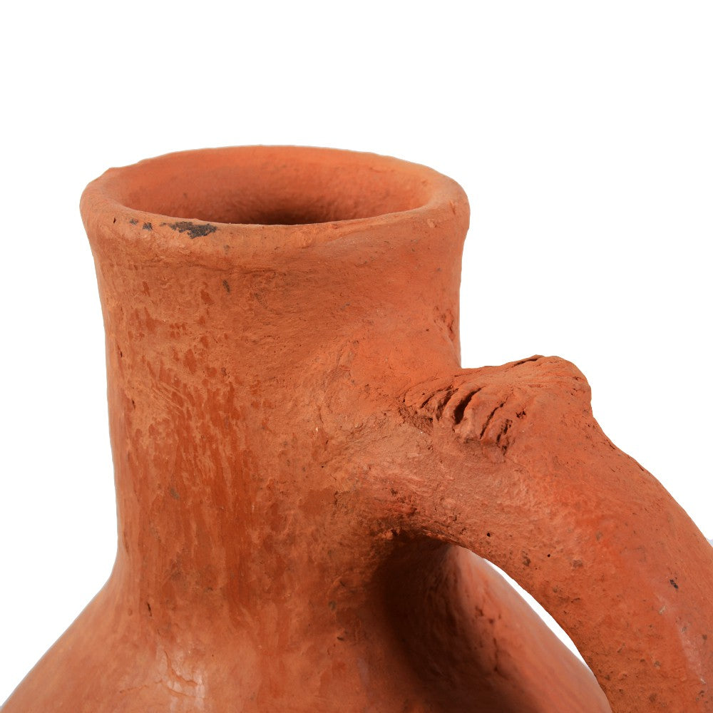 Jarrón Barro Para Agua - Salud Y Bienestar - 100% Artesanal - 27 cm