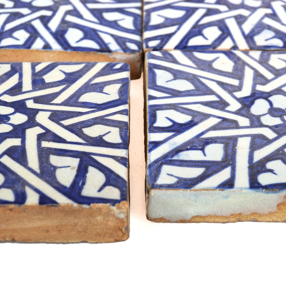 Azulejo Andalusí - 10 cm - Varios Diseños- Artesanal- Modelo 37