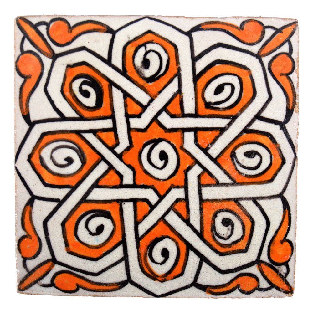 Azulejo Andalusí - 10 cm - Varios Diseños- Artesanal- Modelo 47