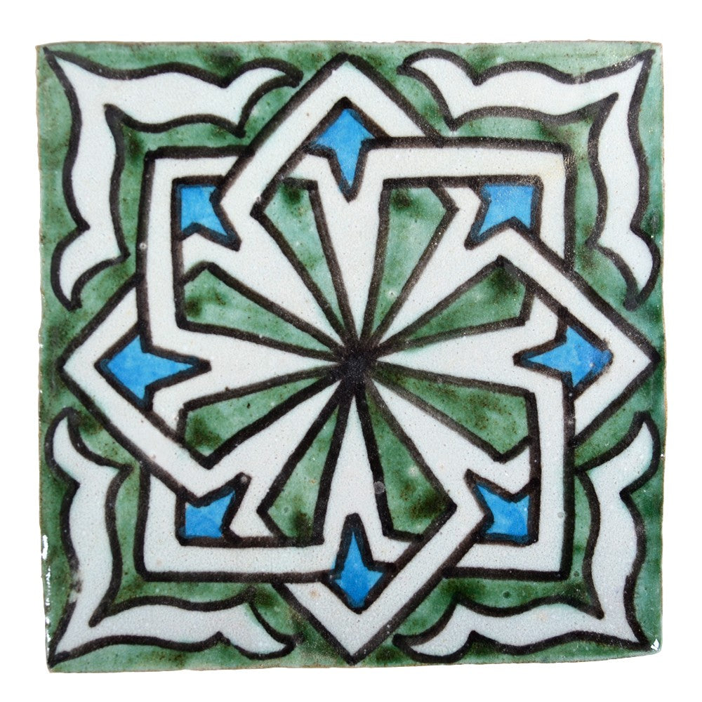Azulejo Andalusí - 10 cm - Varios Diseños- Artesanal- Modelo 55