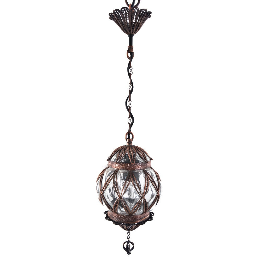 Lámpara Turca - Cristal Fundido y Soplado - Diseño Sultan - Pequeña