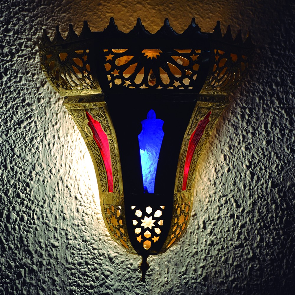 Aplique Bronce Calado - Diseño Kasba - Resinas Colores