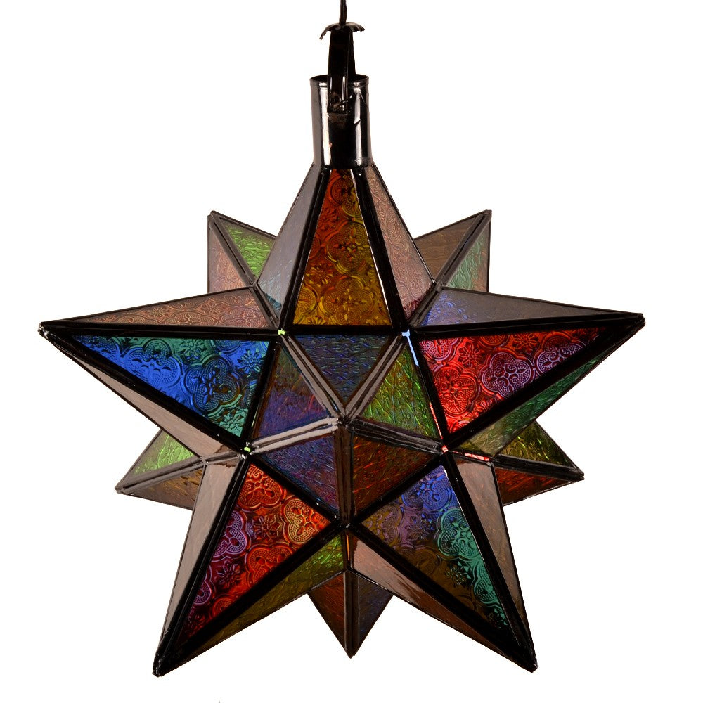 Lampara Estrella Andalusí - Varios Colores - Diseño Arabe