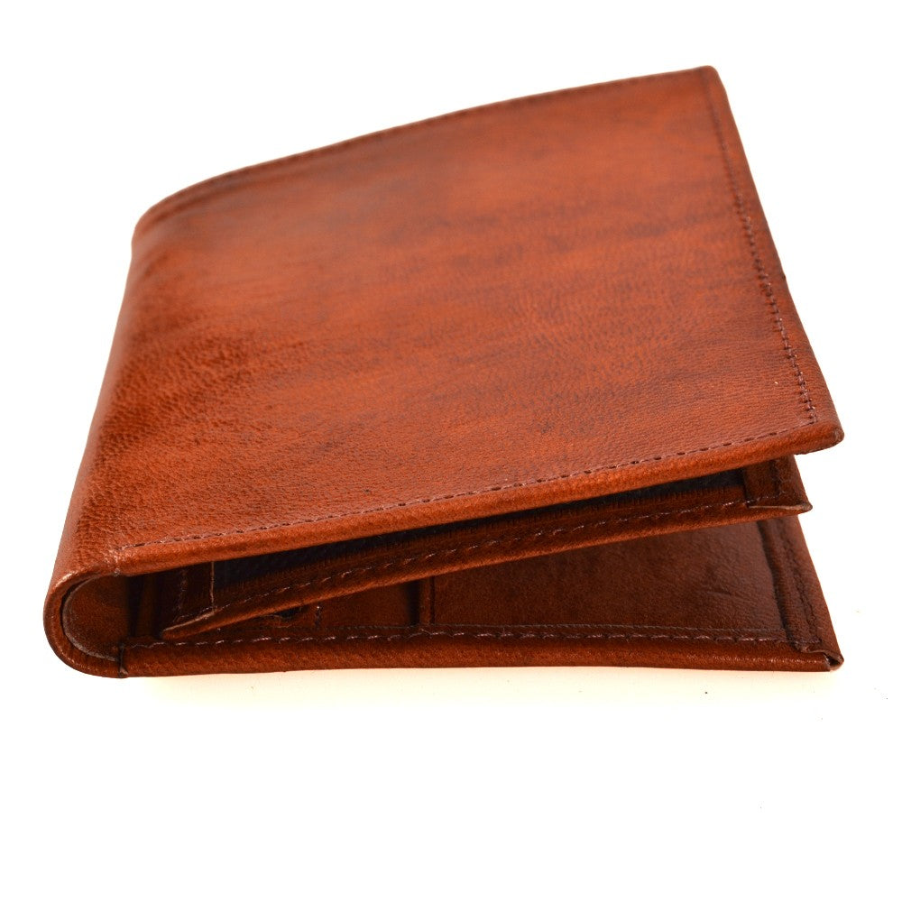 Billetera Monerado de Cuero - Modelo Zeina - Artesanal