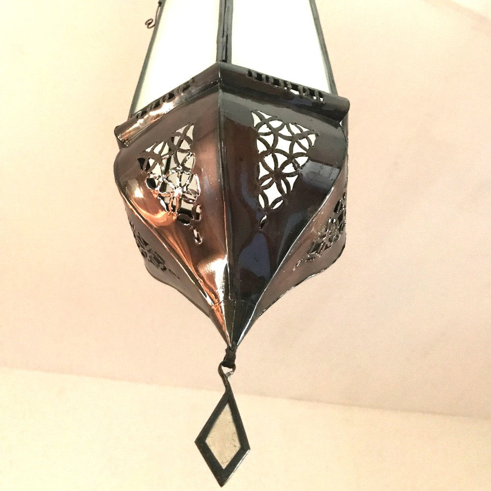 Lámpara Alargada Blanco Opaco - 60 cm - Modelo Katra