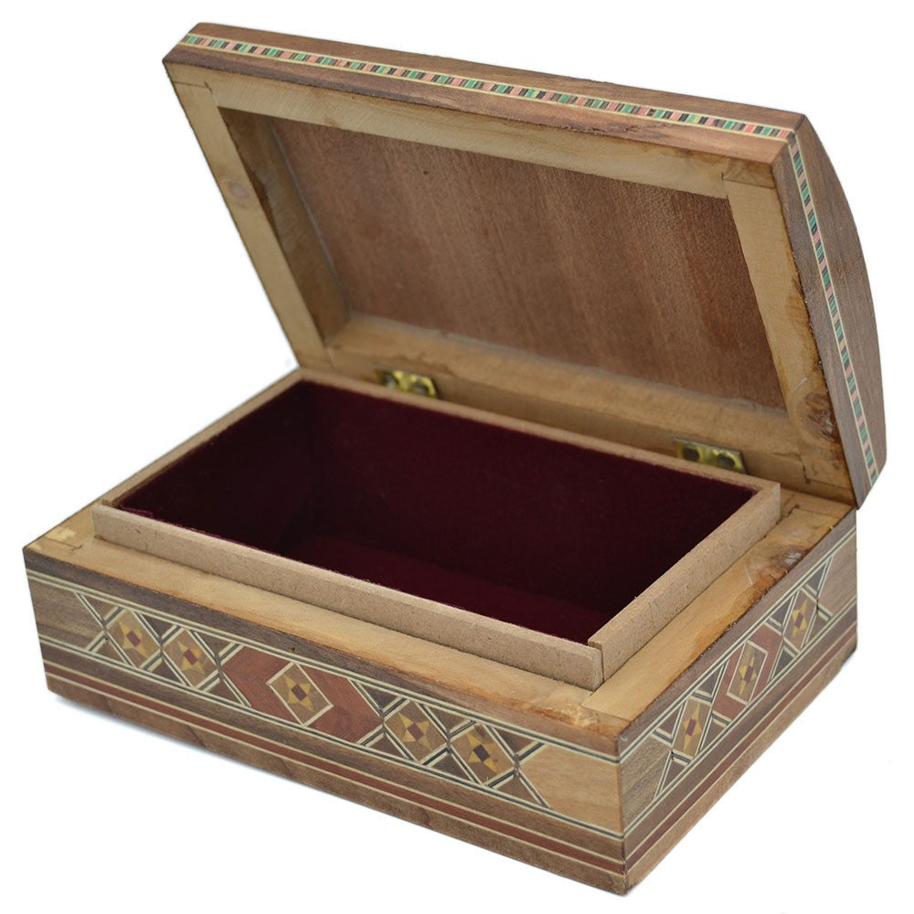 Caja Taracea Siria Baul- Decoracion Estrella - 12 cm