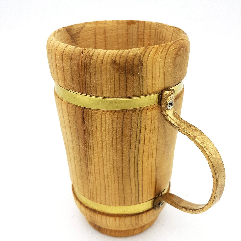 Taza Cerveza de Madera - 100% Artesanal - Modelo khashab