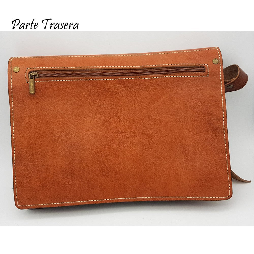 Bolso Cuero Hombre - 100% Natural - Marroquineria - Modelo BASIT