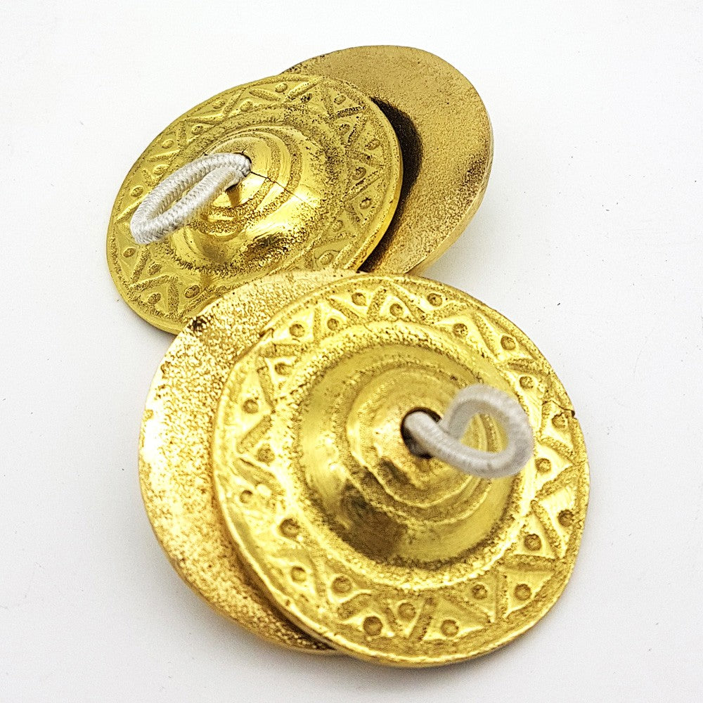 Castañuelas o crotalos Arabes - Platillos de dedo - Bronce