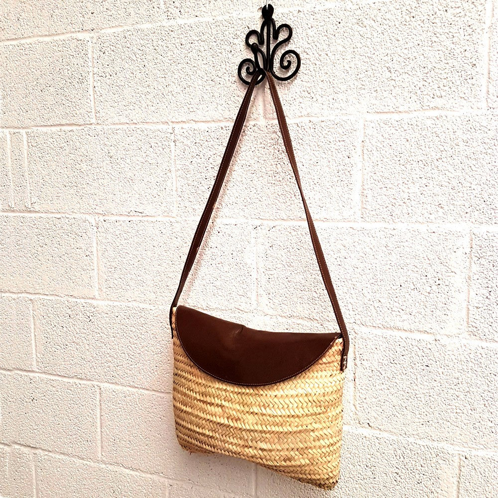 Bolso de Palmito y Cuero - 100% Cuero y Palmito - Modelo PALMA