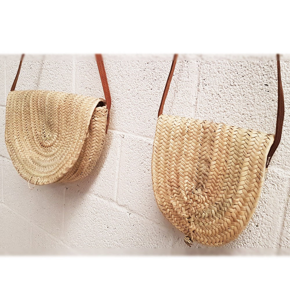 Bolso de Palmito y Cuero - 100% Natural - Modelo PALMITO