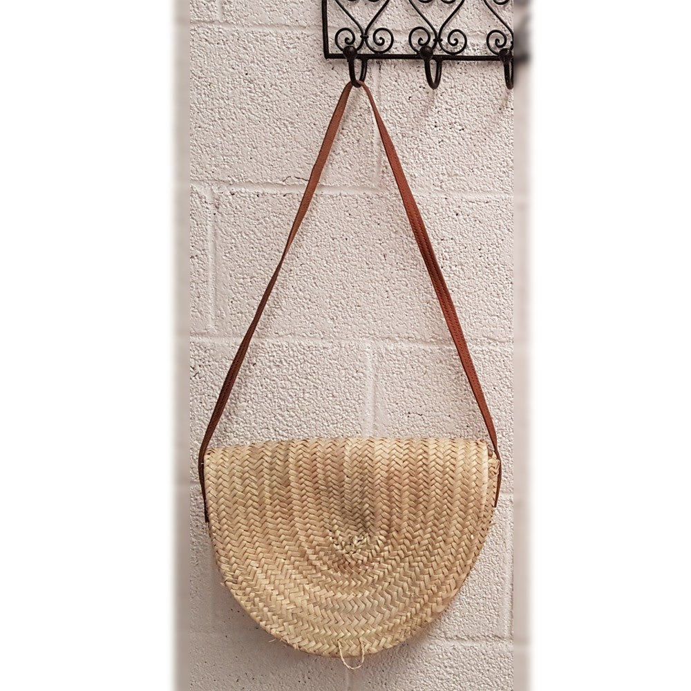 Bolso de Palmito y Cuero - 100% Natural - Modelo PALMITO