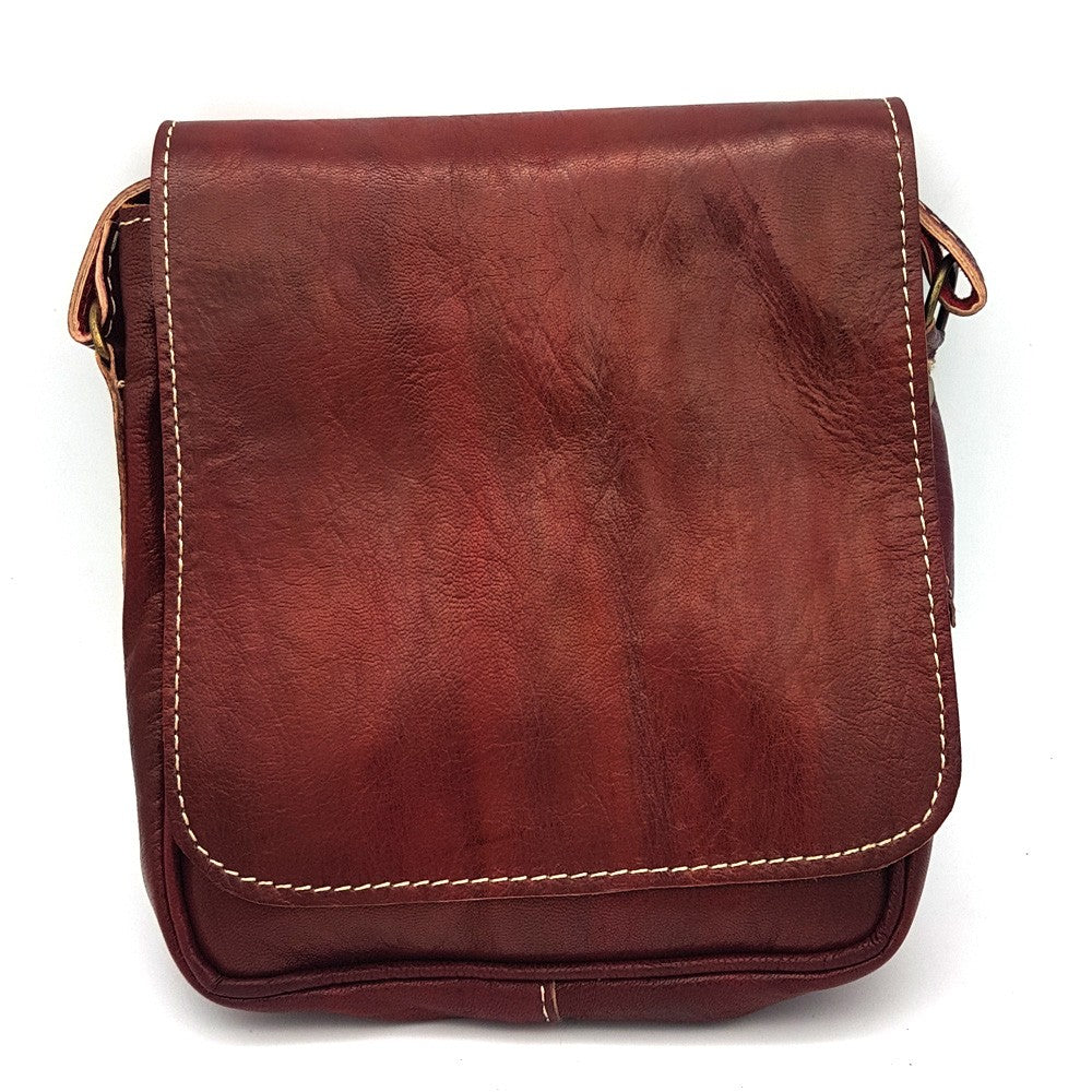 Bolso Cuero Hombre - 100% Natural - Marroquineria - Modelo JADID