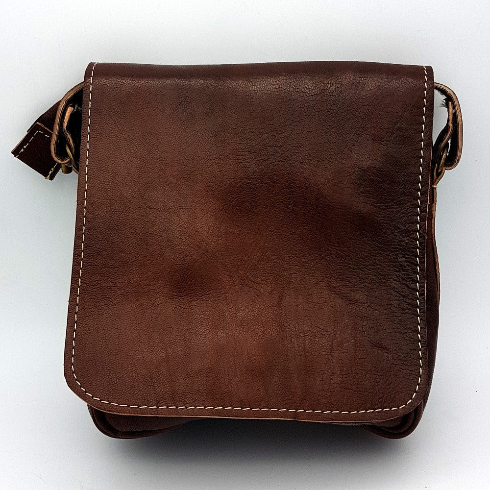 Bolso Cuero Hombre - 100% Natural - Marroquineria - Modelo JADID