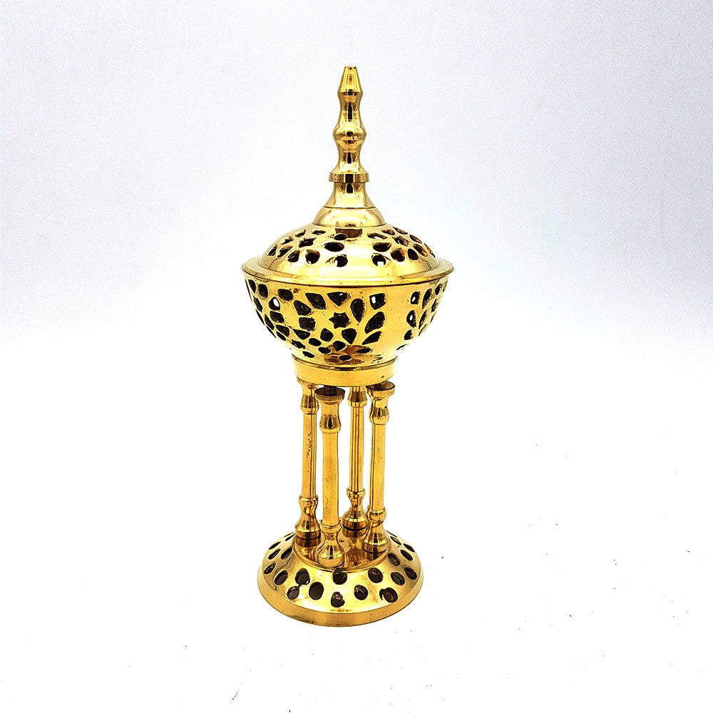 Incensario Bronce - Quemador Incienso en Grano - Modelo JERUSALEN