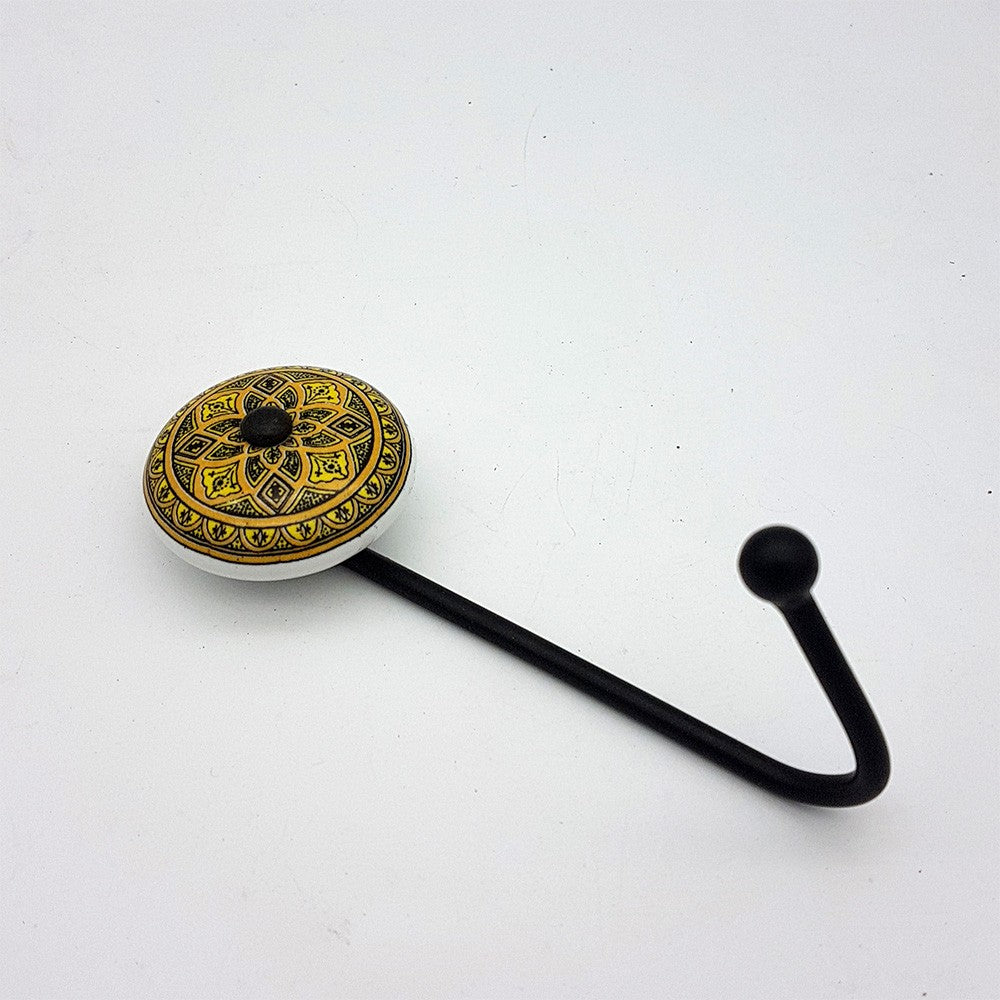 Perchero de Forja y Ceramica - Diseño Árabe - Modelo ASIA