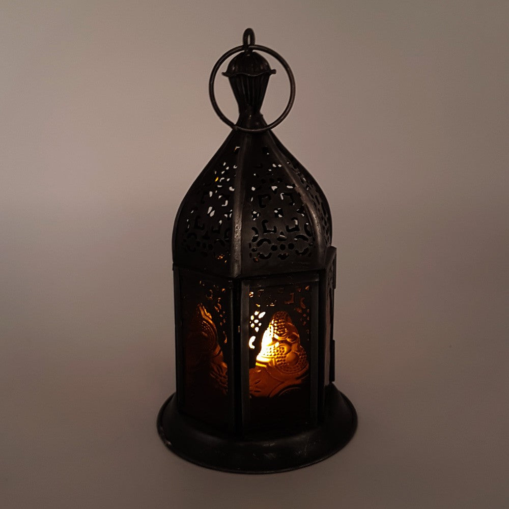 Farol para Vela Árabe - Diseño Mosaico - Modelo BAB