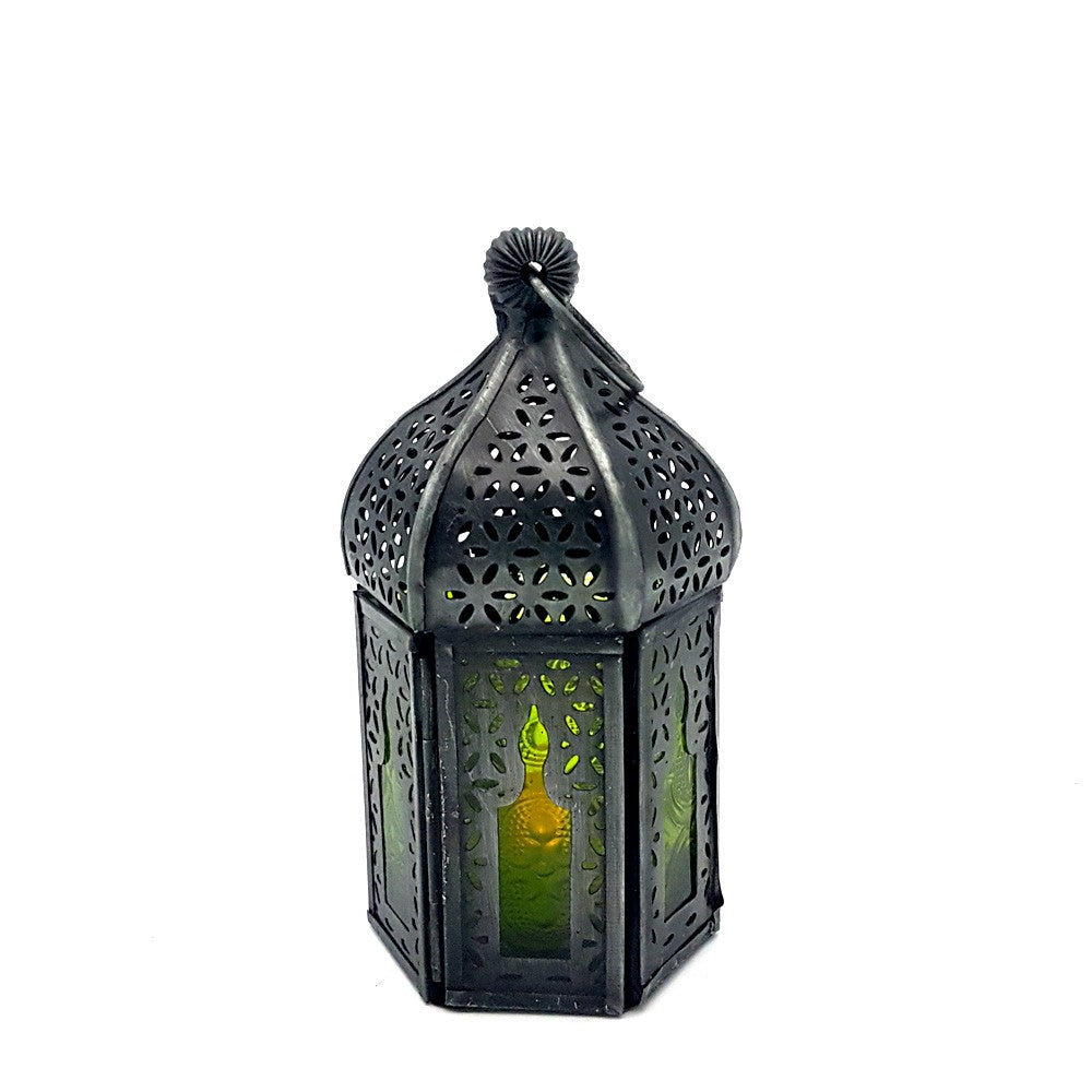 Farol para Vela Árabe - Diseño Mosaico - Modelo ABUAB