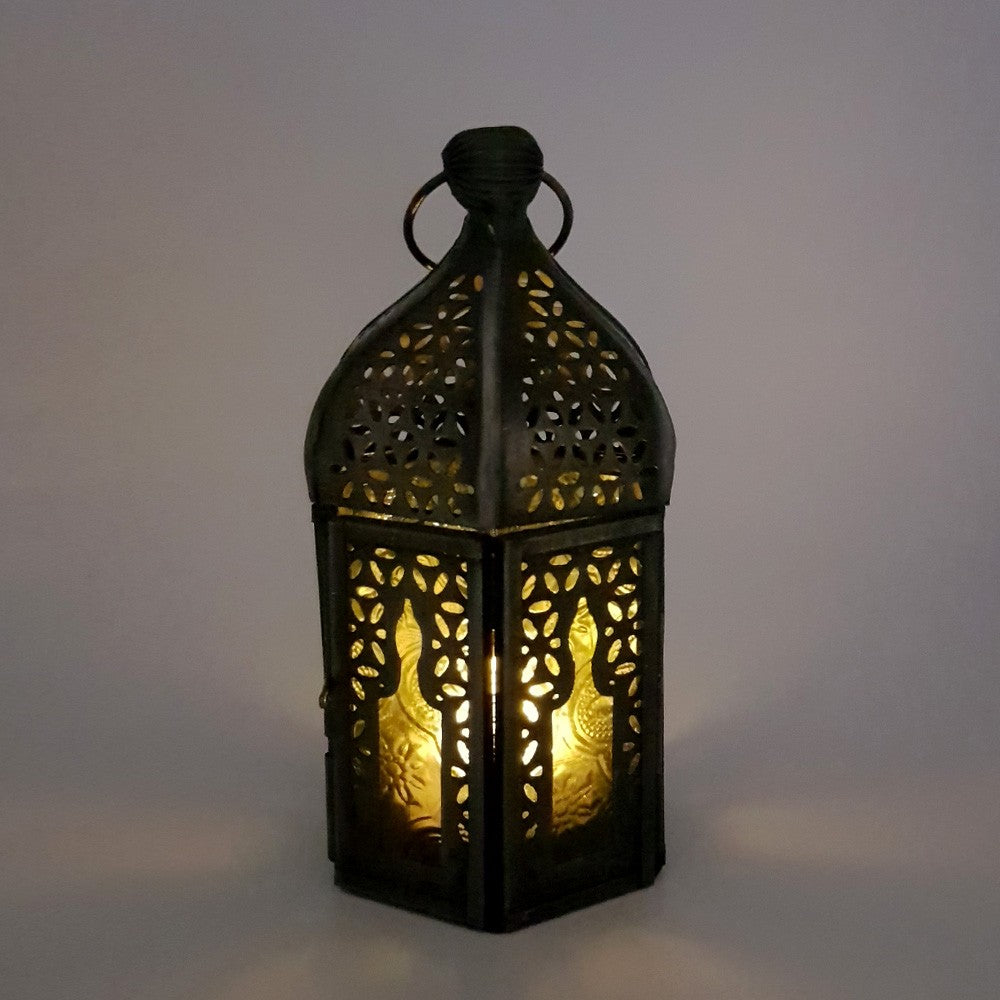 Farol para Vela Árabe - Diseño Mosaico - Modelo ABUAB