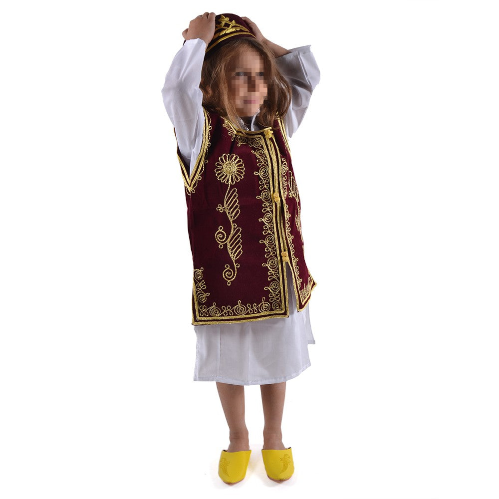 Conjunto Traje Arabe Niños - 5 Piezas - Modelo WALED