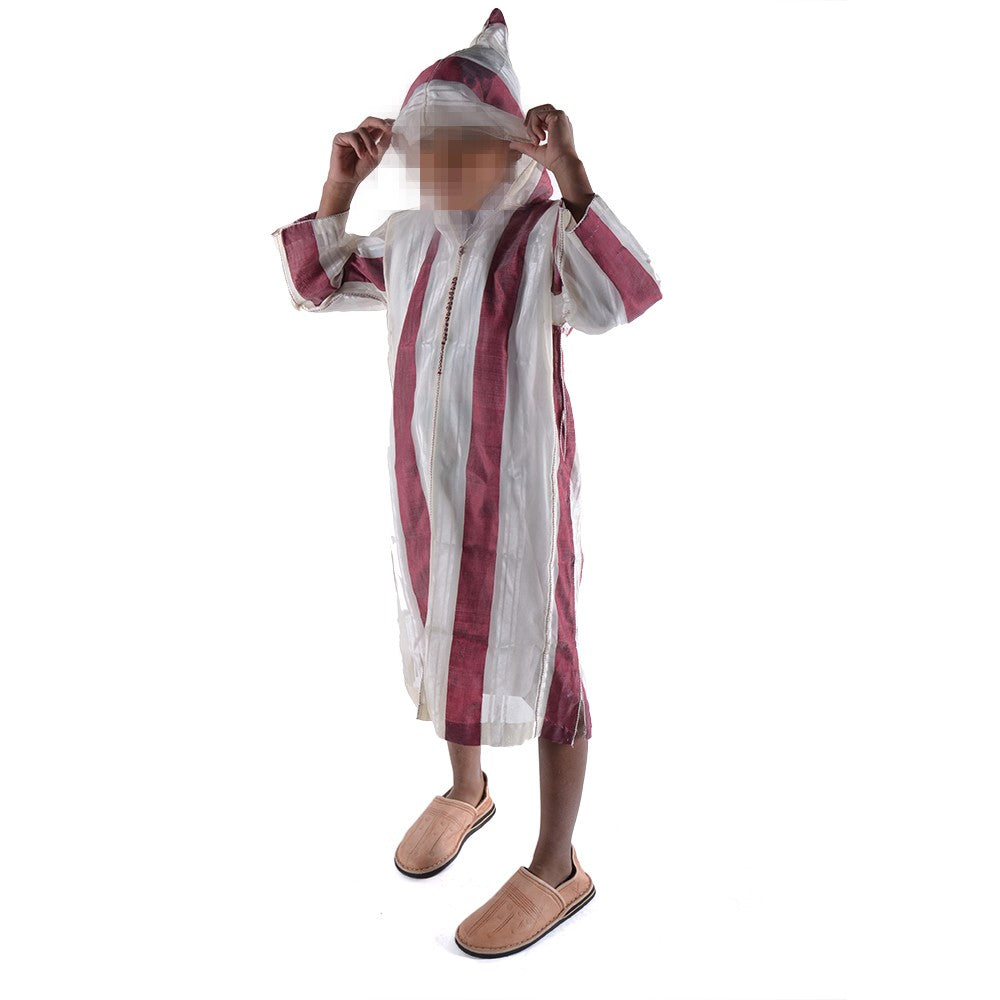 Chilaba o Djellaba Marroquí Celebraciones - 100% Algodón - Niño