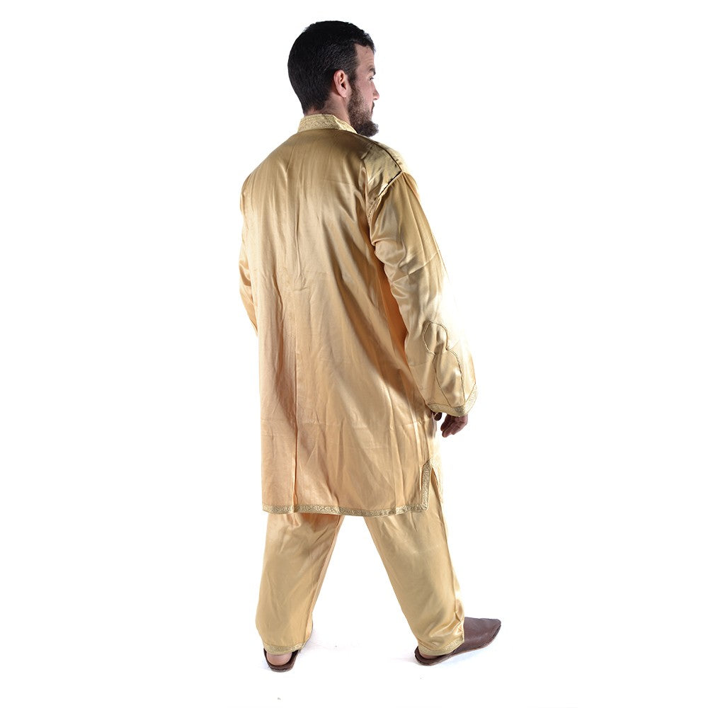 Jabador Marroquí 2 Piezas Bordados - Hombre - Traje Árabe celebraciones