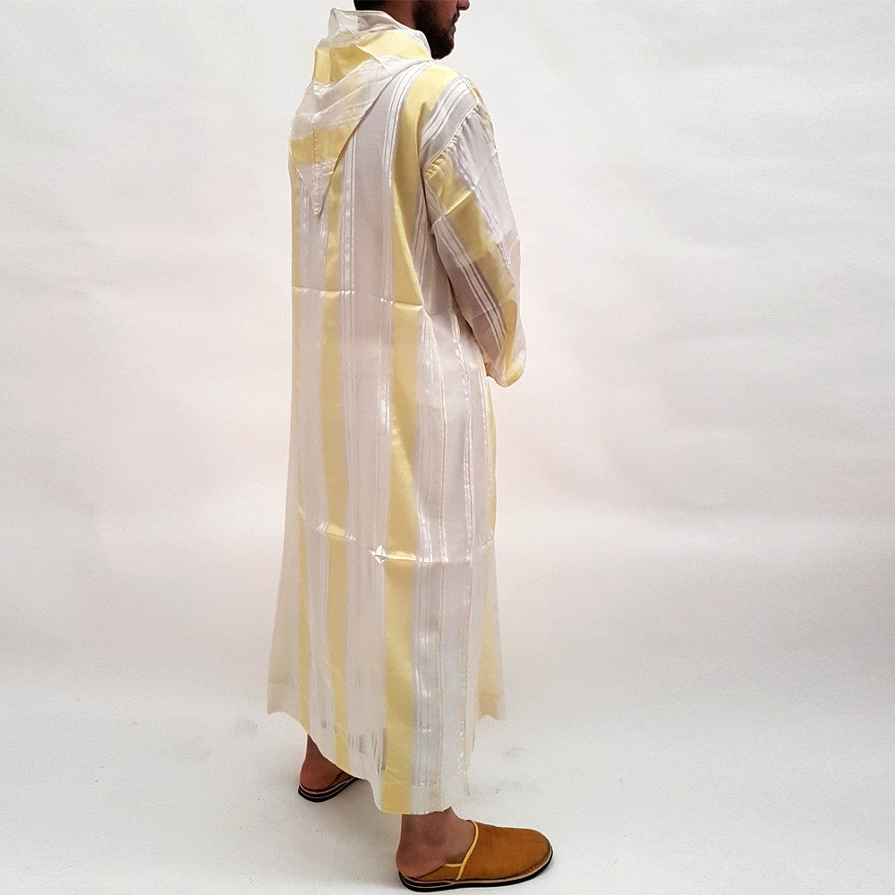 Chilaba - Djellaba Marroquí Celebraciones - Calidad Deluxe - Algodón Fresco