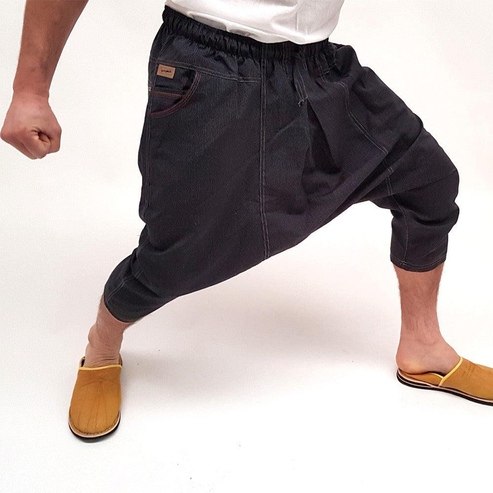 Pantalón Bombacho Árabe - Tela diseño Baqueros - Hombre - Modelo Galid