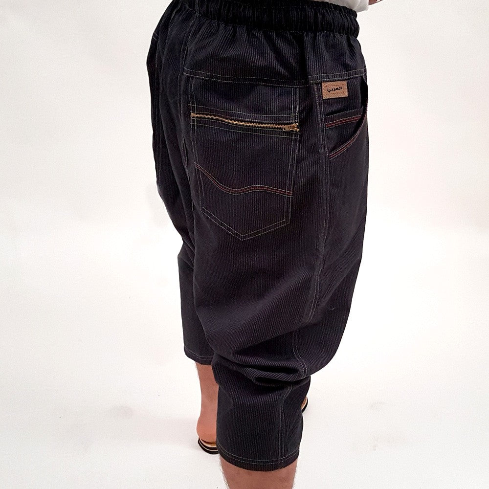 Pantalón Bombacho Árabe - Tela diseño Baqueros - Hombre - Modelo Galid