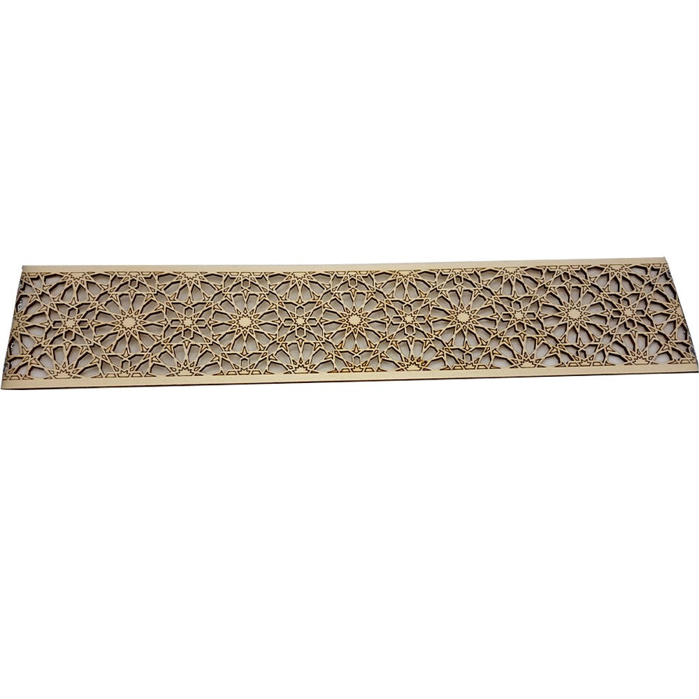 Celosía Decoración Árabe - Madera Laminada Corte por Láser - Modelo 17