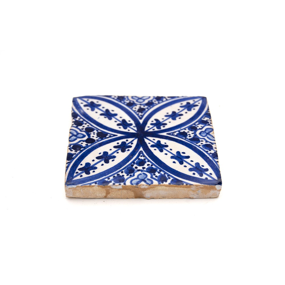 Azulejo Andalusí - Zellige Mosaico Nazari - 10 x 10cm - Artesanal- Modelo 68