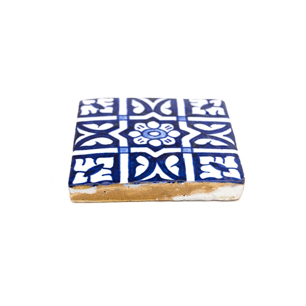 Azulejo Andalusí - Zellige Mosaico Nazari - 10 x 10cm - Artesanal - Modelo 73