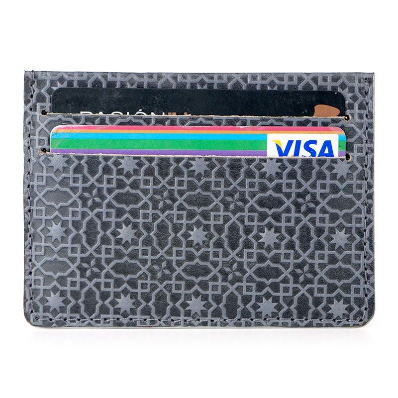 Tarjetero Piel Repujado Kayku