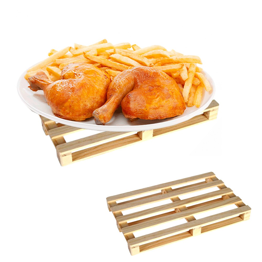 Salvamanteles Mini Palet Europeo Madera 8 x 12 cm