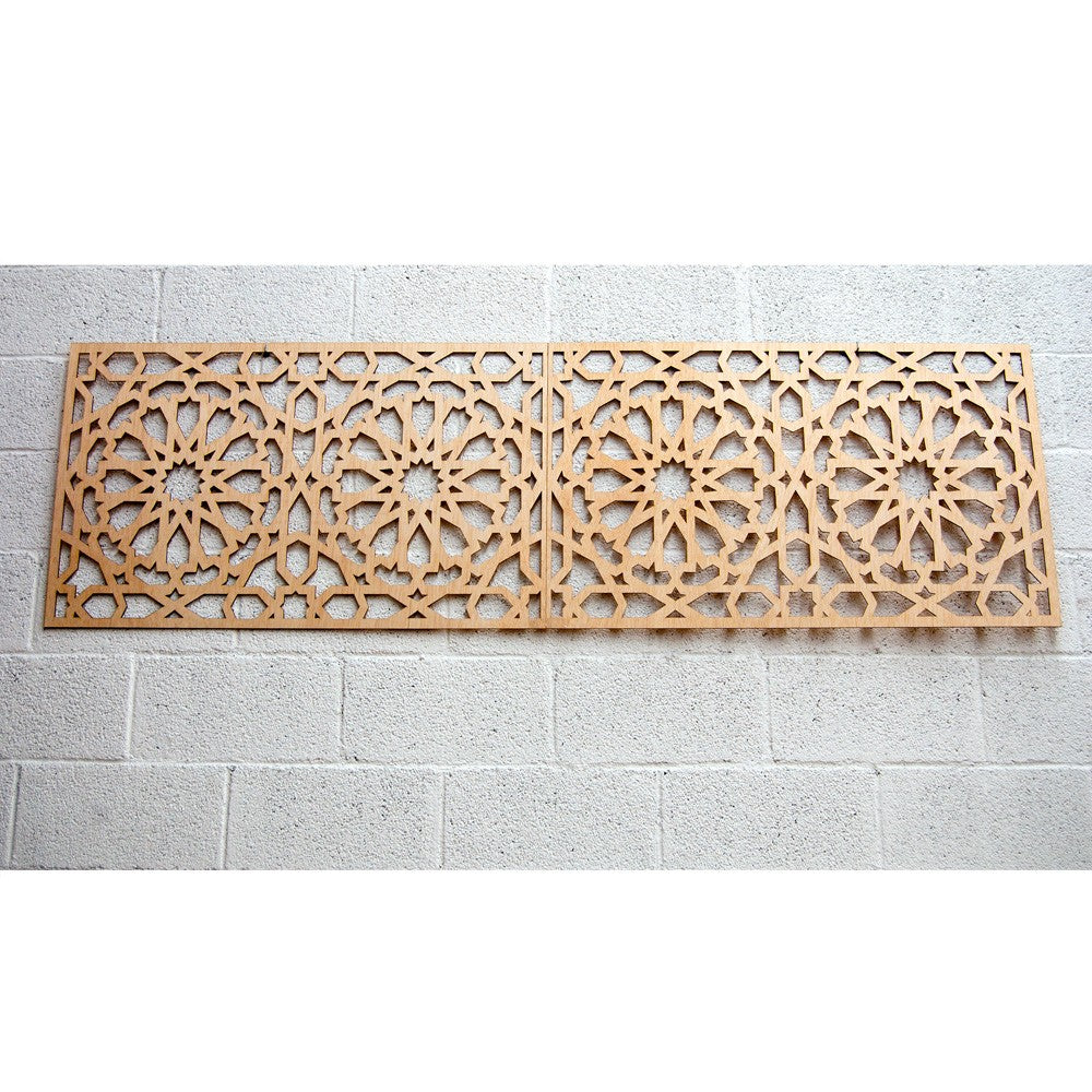 Cabecero de Cama Celosía de Madera Alhambra - 200 x 60 cm