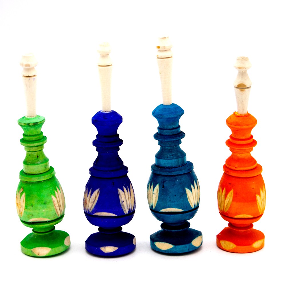 Porta Colirio Madera - Recipiento Khol - Marruecos