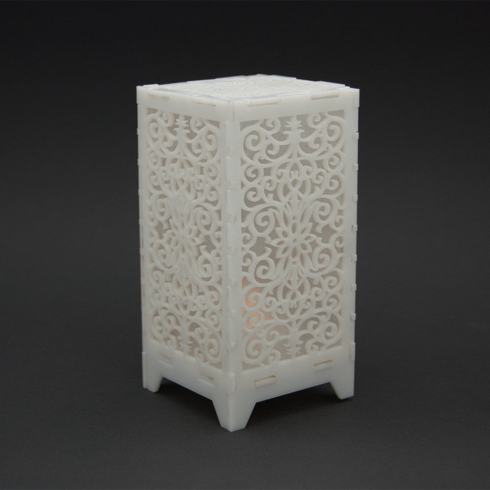 Farol Led Deluxe - Diseño Floral - 13 cm