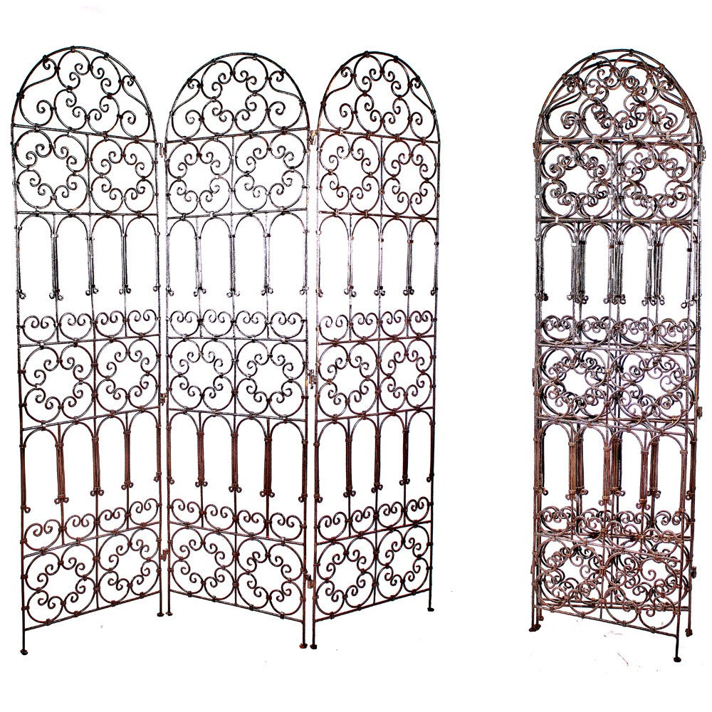 Biombo de Forja 3 Hojas - 3 Tamaños - 2 Modelos - Diseño Arabe