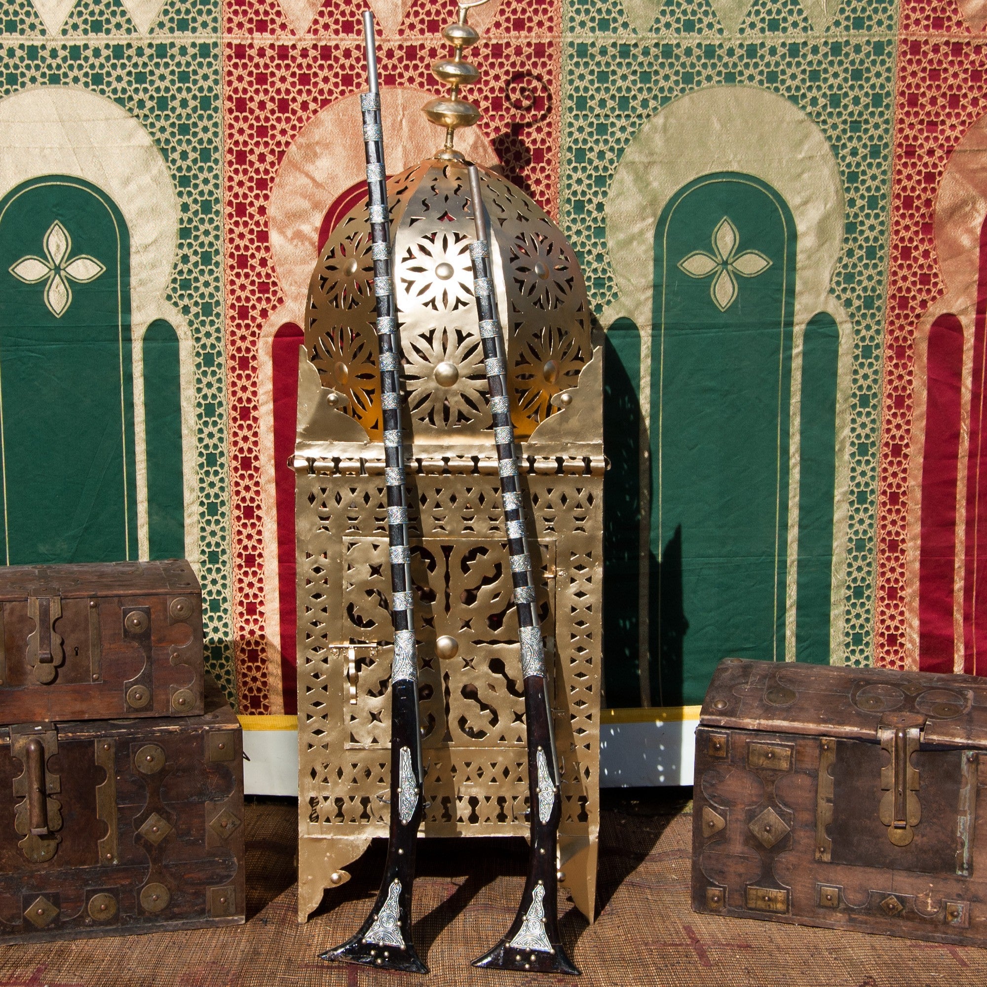 Espingarda Madera Decorativa - Escopeta Comparsas Moros y Cristianos