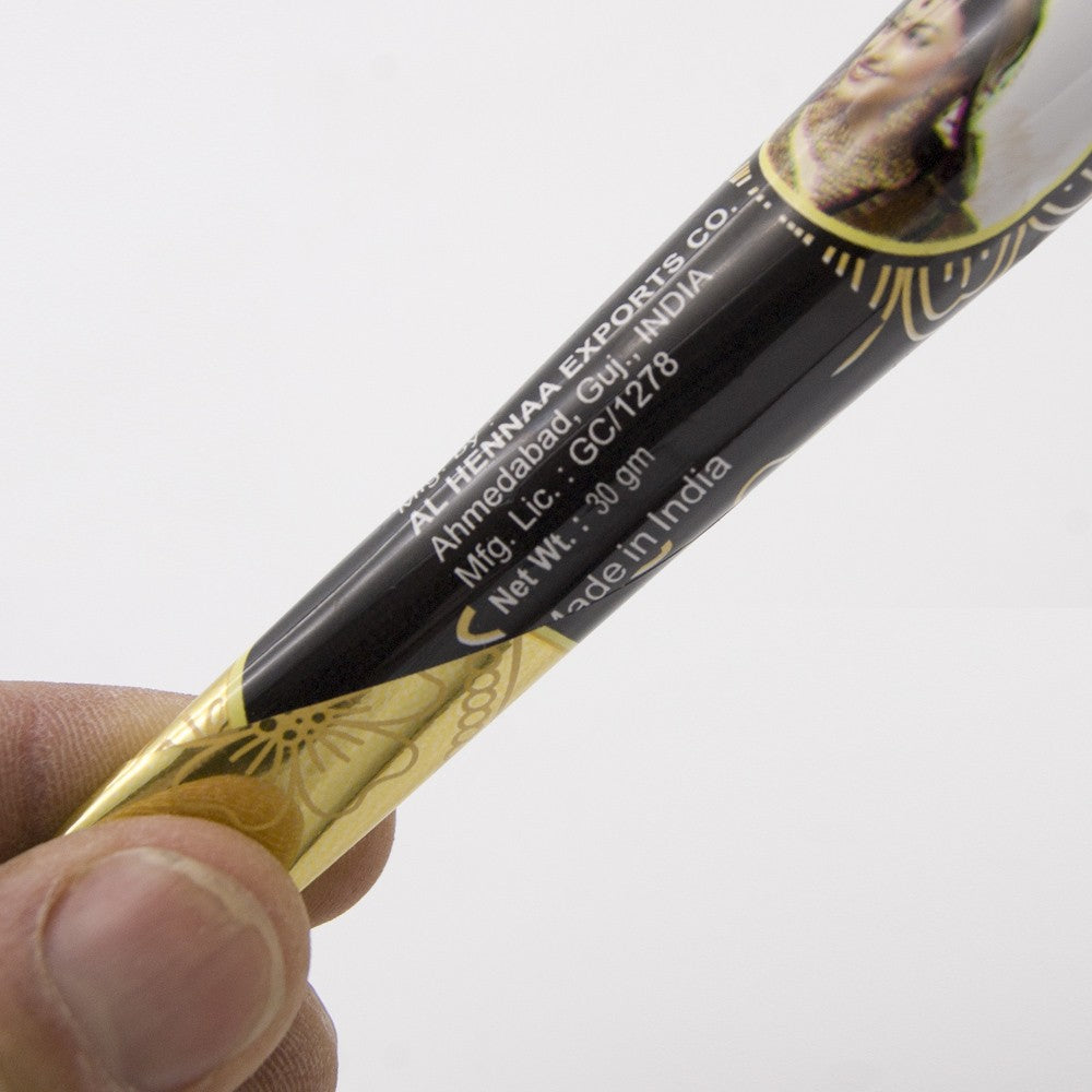 Cono Henna Tatuaje Negra - Máximo Detalle - ARWA - Color Intenso