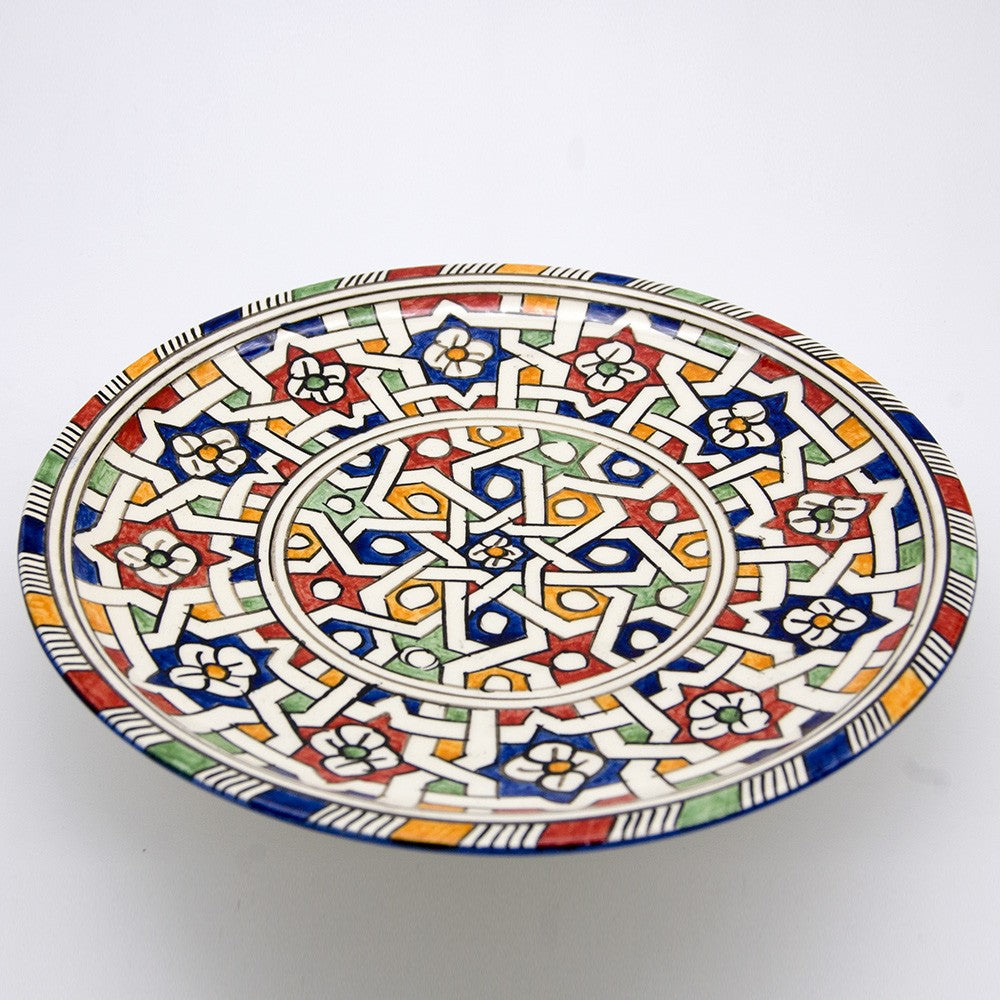 Plato Frutero 27 cm - Diseño Alhambra - Modelo Fez