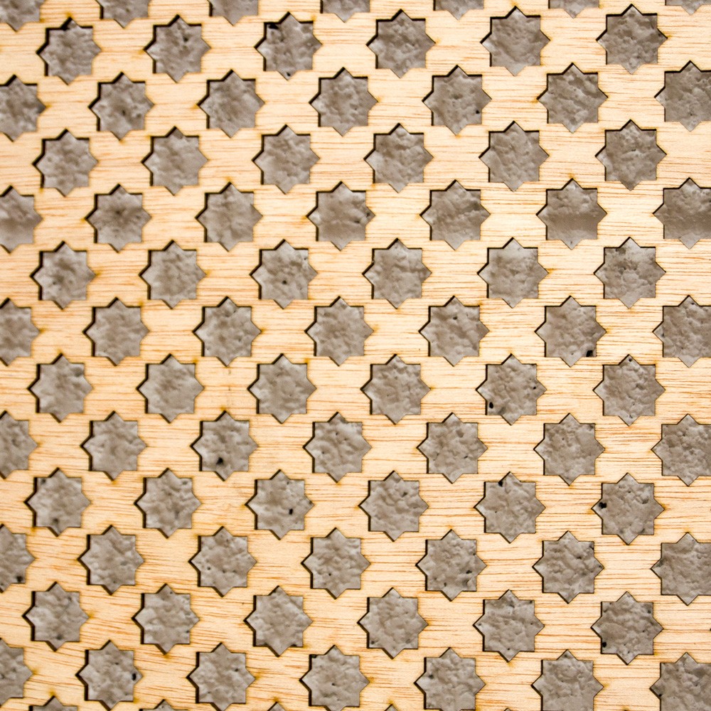 Celosía Madera - Modelo Murabba - 100 x 60 cm