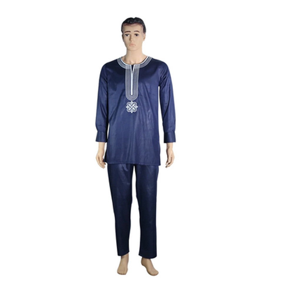Traje Africano Completo - Modelo Kano - Estilo Boubou Diseño Etnico